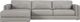 Signature Design by Ashley® Amiata 2-Piece Glacier Left-Arm Facing Sectional and Chaise-2