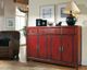 Hooker® Furniture Commerce and Market Rich Red Asian Cabinet-1