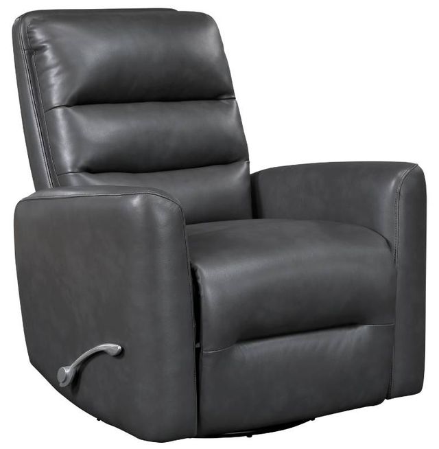 Homelegance® Dimitri Gray Manual Swivel Glider Reclining Chair-0