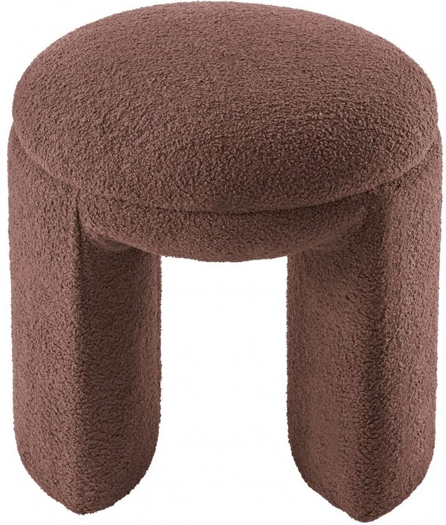 Meridian Furniture Bowen Brown Ottoman/Stool-1