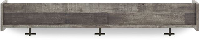 Signature Design by Ashley® Neilsville Multi Gray Wall Mounted Coat Rack with Shelf-2