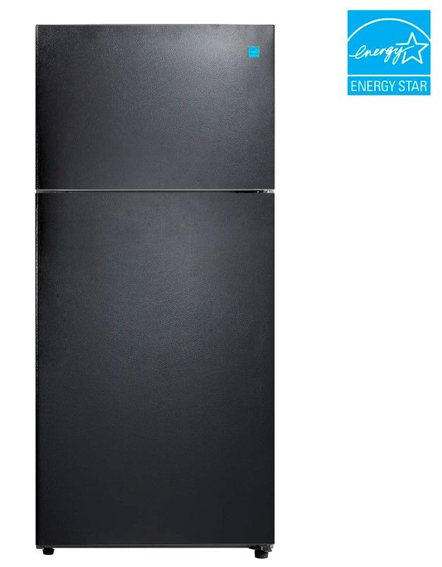 Element® 30 in. 18.0 Cu. Ft. Black Top Freezer Refrigerator-0