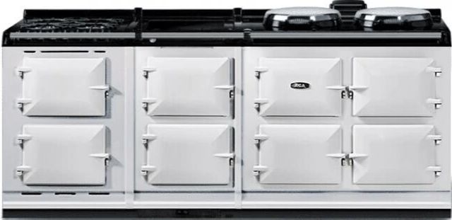 AGA™ eR7 210 Classic Cast Iron 83" Pearl Ashes Pro Style Dual Fuel Range-0