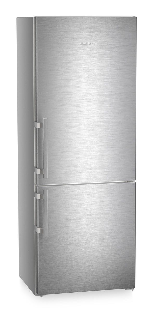Liebherr 30 in. 16.8 Cu. Ft. SmartSteel Counter Depth Bottom Freezer Refrigerator-1