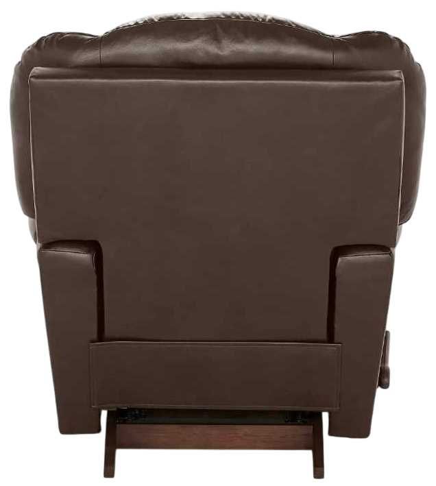 La-Z-Boy® Maverick Dark Chocolate Leather Manual Rocking Recliner-4