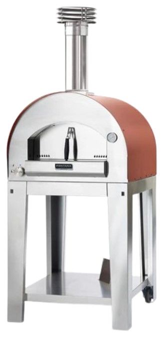 Fontana Forni Napoli 31" Red Pizza Oven -1