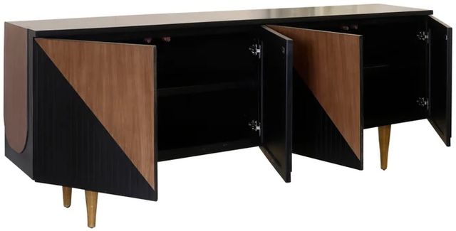 Stylecraft Mid Century Geo Console Sideboard-1