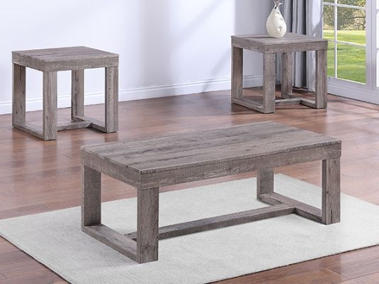 Crown Mark Knott Brown Coffee Table-1