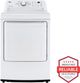 LG 7.3 Cu. Ft. White Front Load Gas Dryer with Sensor Dry Technology-1