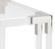 Wildwood Lamps Contemporary Bowen Clear Side Table with Glass Top and Polished Nickel Accents-1