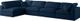 Meridian Furniture Plush Navy Velvet Standard Cloud Modular Sectional-1
