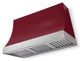 AGA Marquee 48" Cranberry Wall Mounted Range Hood with Brushed Nickel Trim-0