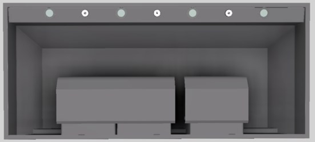 Vent-A-Hood® Designer Series 54" Gunsmoke Wall Mounted Range Hood-1