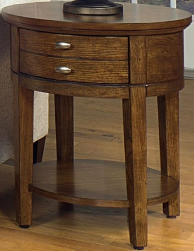 Null Furniture 2016 Aged Sienna Round End-0