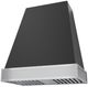 Viking® Tuscany 36" Cast Black Wall Mounted Range Hood -0