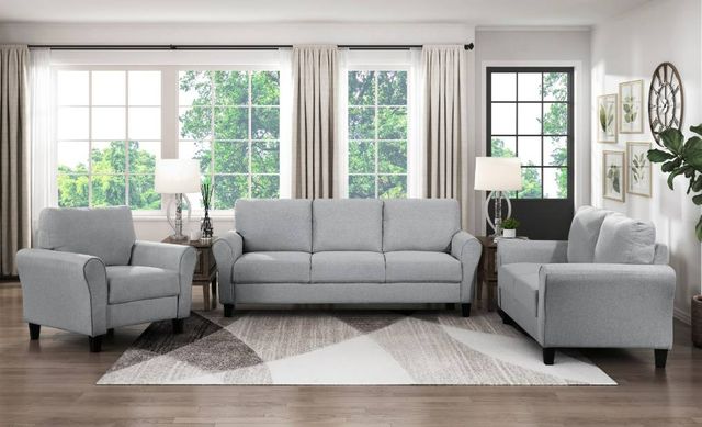 Homelegance® Ellery Dark Gray Chair-1