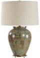 Uttermost® Olisa Brown Green Table Lamp-0