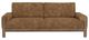 International Furniture Direct Sedona Orange Sofa-1