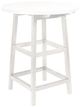 C R Plastic Generation Line White Pub Table-0