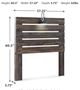Signature Design by Ashley® Drystan Brown Full Panel Headboard-2