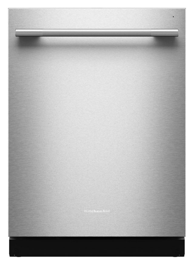KitchenAid 24" PrintShield Stainless Steel 360° Max Jets Third Rack Top Control Built-In Dishwasher with ProDry System