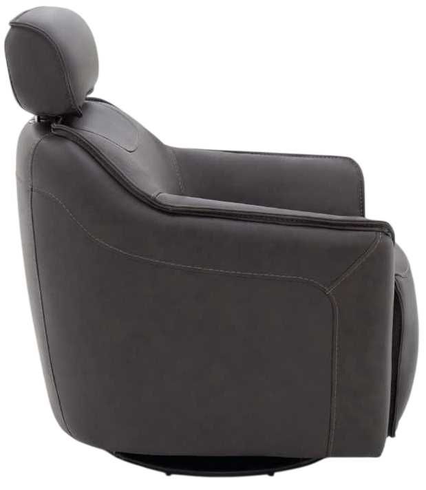 Liberty Furniture Darby Kona Earth Power Reclining Swivel Accent Chair-4