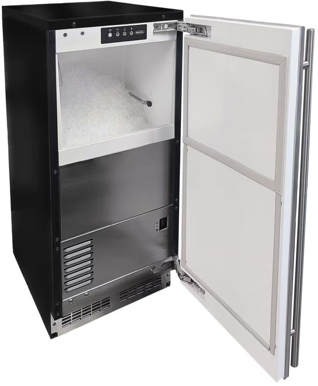 Marvel 15" 65 lb. Stainless Steel Ice Maker-1