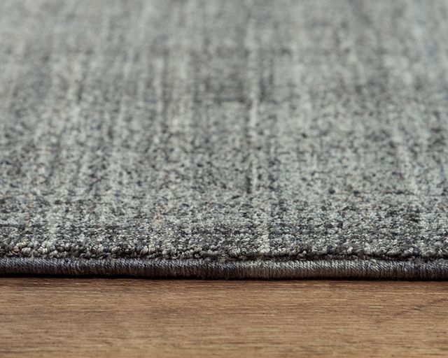 Rizzy Home Meridian Dark Gray 5'x8' Rectangular Rug-1