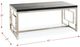 Elements International Ezra 2-Piece Chrome/Black Occasional Table Set-3