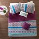 Olliix by Intelligent Design Joni Purple Twin/Twin XL Boho Reversible Coverlet Set-5