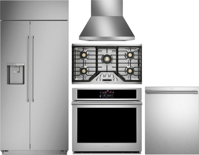 Monogram® 5 Piece Stainless Steel Gas Kitchen Package-0
