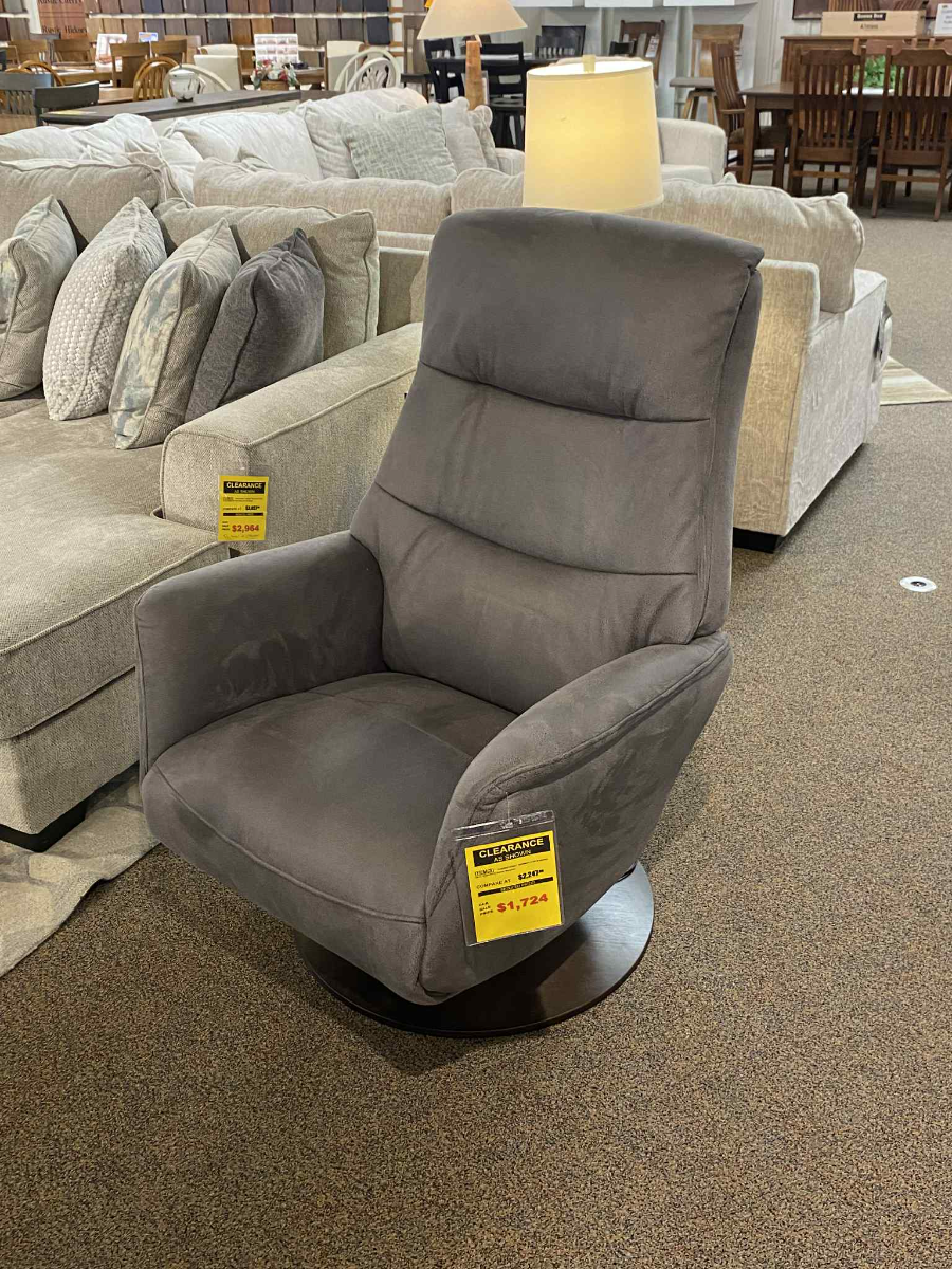 BenchMaster Power Line Connor Graphite Zero Gravity Power Recliner