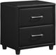 Homelegance® Lorenzi Black Nightstand-0
