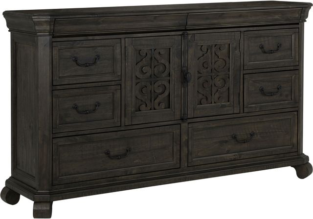 Magnussen Home® Bellamy Peppercorn Drawer Dresser-1