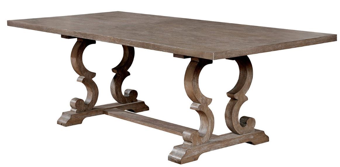 Furniture of America® Patience Rustic Natural Tone Dining Table