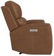 Flexsteel® Linden Caramel Power Reclining Loveseat with Console, Power Headrests and Lumbar-3