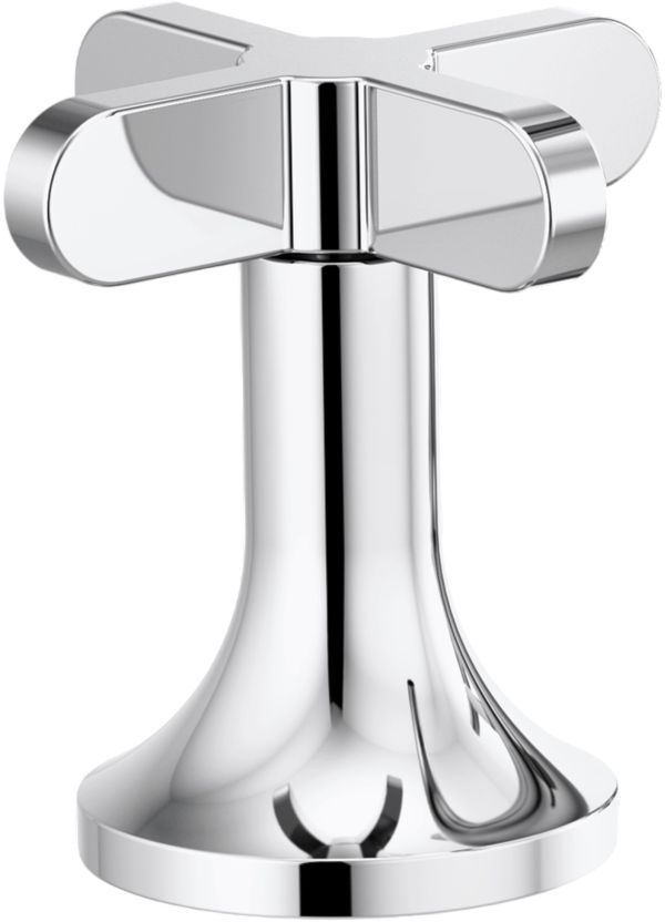 Brizo Odin® Polished Chrome Roman Tub Cross Handles-0