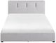 Homelegance® Aitana Gray Eastern King Platform Bed-2