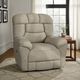 Elements International Kelsey Toast Power Recliner with Power Headrest and Lumbar-1