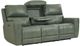 Leather Italia™ Cambria Ladero Sage Moss Power Reclining Sofa-3