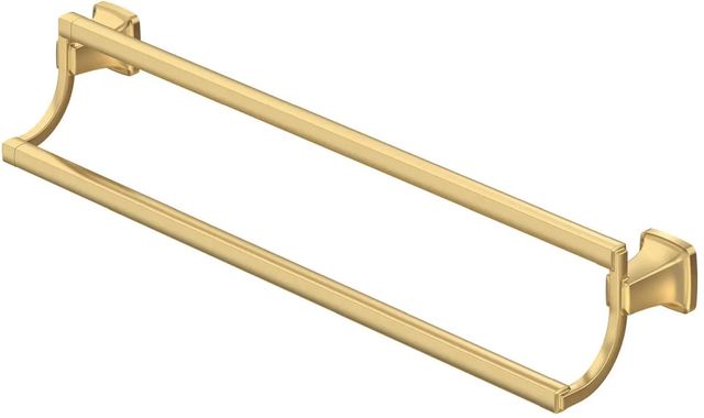 American Standard Townsend® Brushed Cool Sunrise 24" Double Towel Bar-1