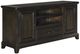 Bernards Bellamy Lane Brown Entertainment Console with Power Box-0