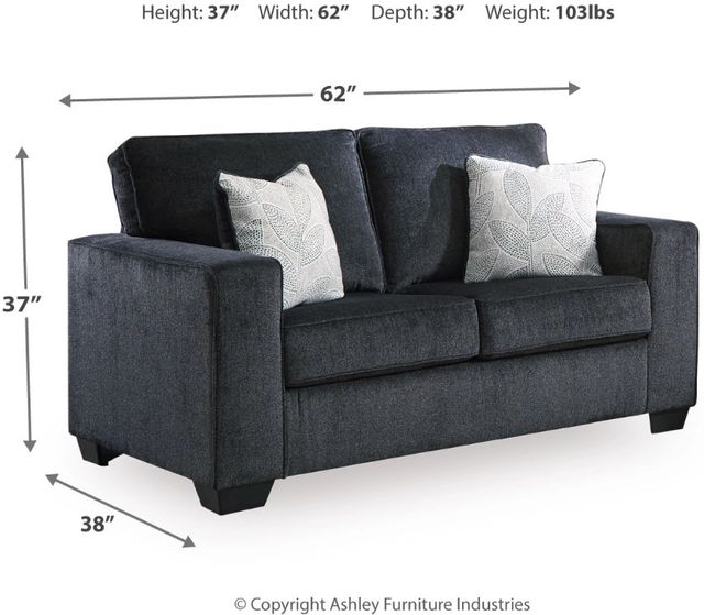 Signature Design by Ashley® Altari Slate Loveseat-2