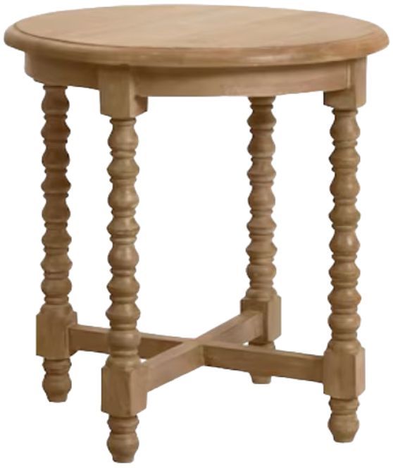 Bassett® Furniture Portsmouth Beige Round Side Table-0