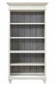 Martin Furniture Hartford Grey/Linen White Open Bookcase-0