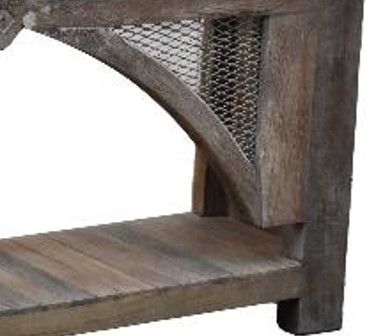 Jaipur Furniture Wdn. Old World Brown Balcony Console-2