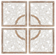 Olliix by Madison Park Arwen 4 Piece Medallion Wood Wall Decor Set-0