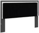 Signature Design by Ashley® Birmonton Black King Upholstered Panel Headboard-0