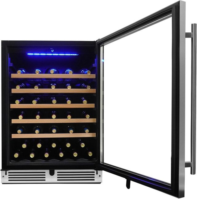 Danby® 24" 5.7 Cu. Ft. Stainless Steel Built-In Undercounter Wine Cooler-1