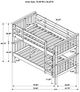 Coaster® Chapman White Twin Over Twin Bunk Bed-3